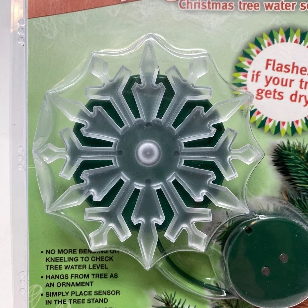 BRAND NEW Thirsty  Snowflake Xmas Tree Water‎ Sensor Digital Moisture Detector